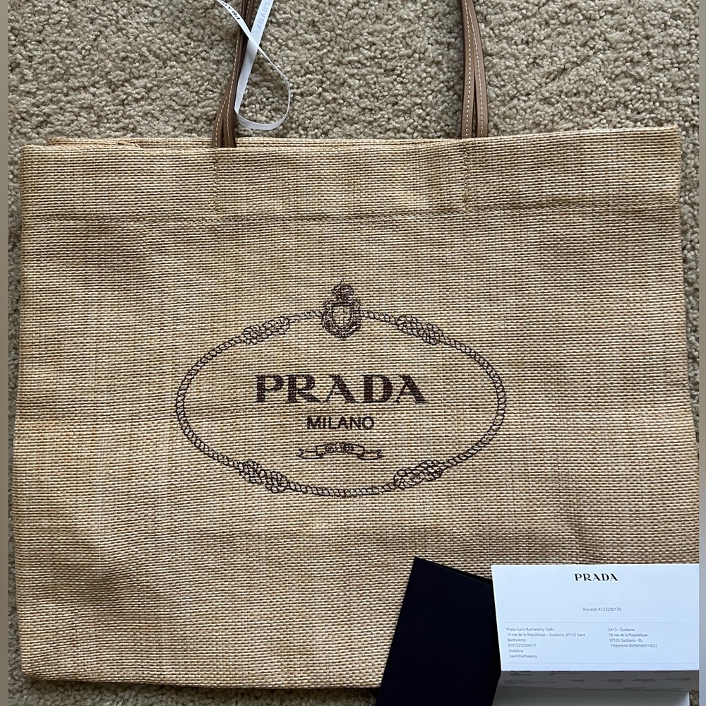 Brand New Prada Tote -  St. Barths Exclusive MEDIUM